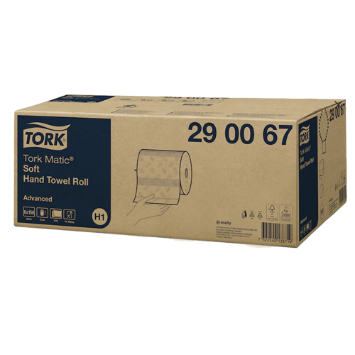 TORK H1 MaticSoft tekercses kéztörlő, 2 rtg., fehér TORK H1 290067